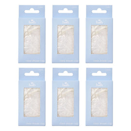 Pharmacy Health Clear Shower Caps 2 Pack Bundle of 6