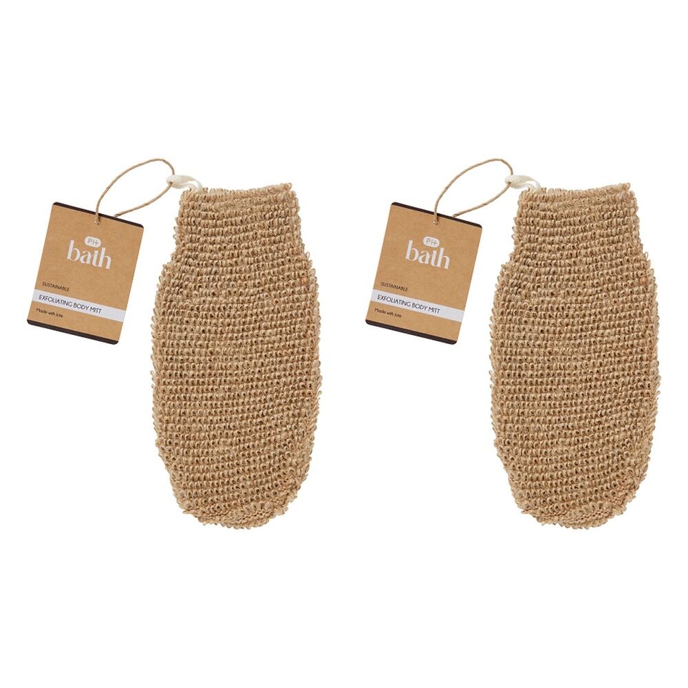 Pharmacy Health Exfoliating Body Mitt Pack of 2