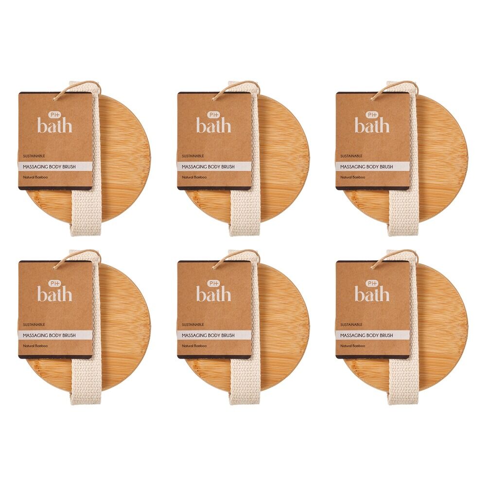 Pharmacy Health Massaging Body Brush Pack of 6