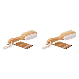 Pharmacy Health Nail Brush & Pumice Stone Pack of 2