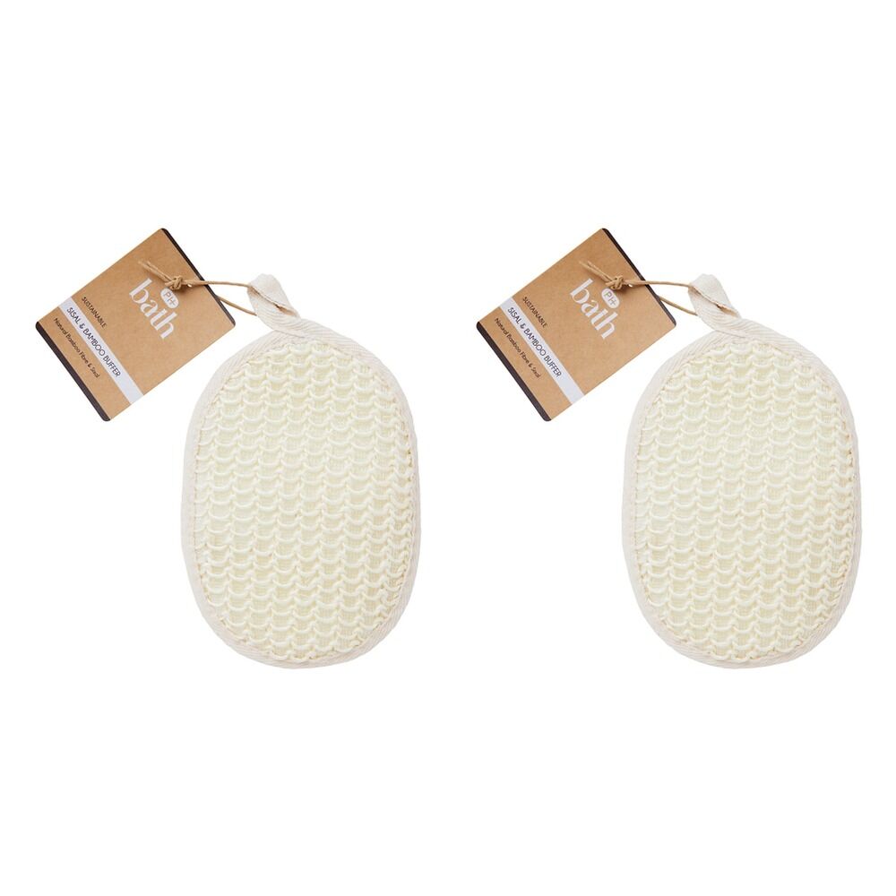 Pharmacy Health Sisal & Bamboo Buffer Pack of 2