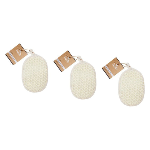 Pharmacy Health Sisal & Bamboo Buffer Pack of 3