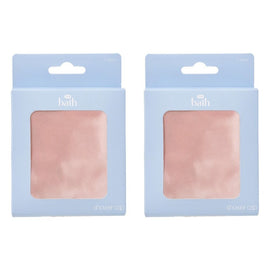 Pharmacy Health Fabric Shower Cap Pink Pack of 2