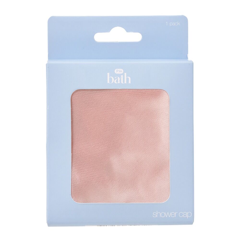 Pharmacy Health Fabric Shower Cap Pink