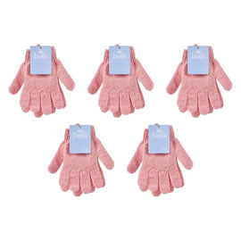 Pharmacy Health Exfoliating Gloves Pink Pack of 5