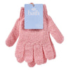 Pharmacy Health Exfoliating Gloves Pink