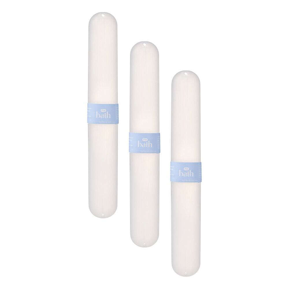 Pharmacy Health Toothbrush Container Pack of 3