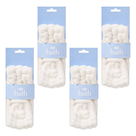 Pharmacy Health Cosmetic Headband White Pack of 4