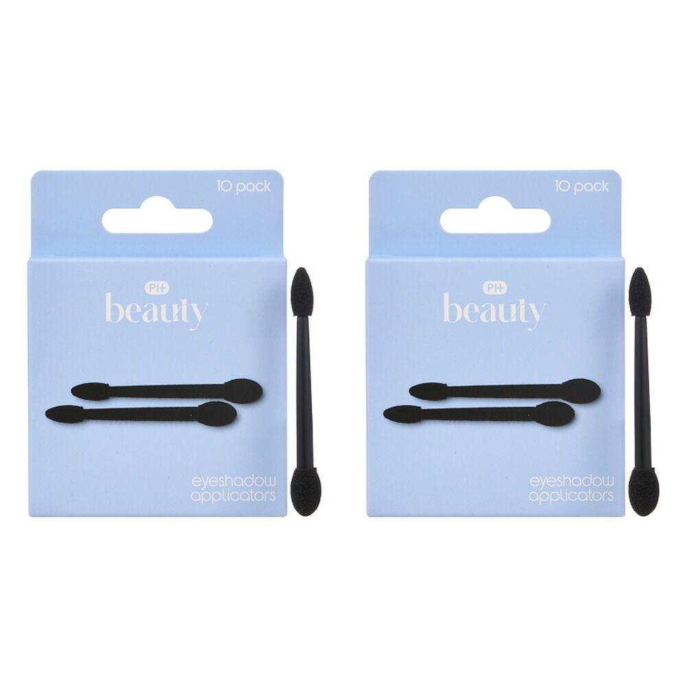 Pharmacy Health Foam Eyeshadow Applicators 10 Pack Bundle of 2