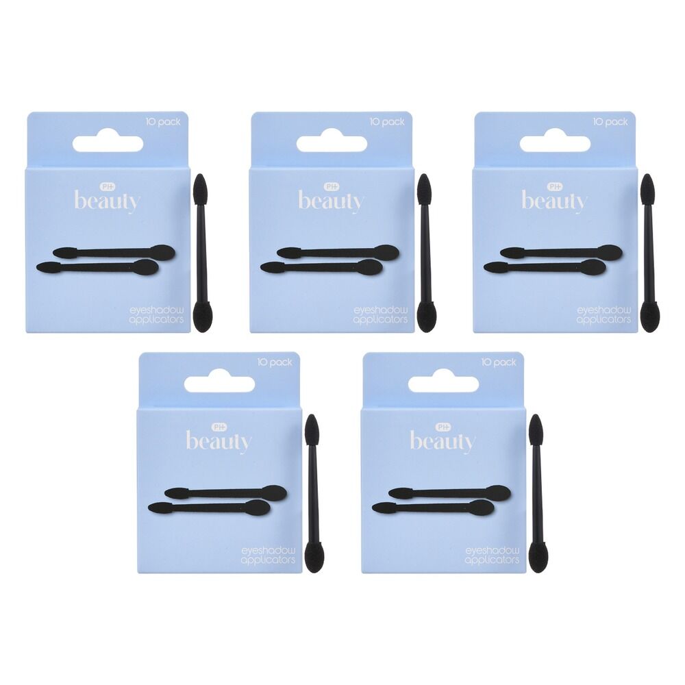 Pharmacy Health Foam Eyeshadow Applicators 10 Pack Bundle of 5