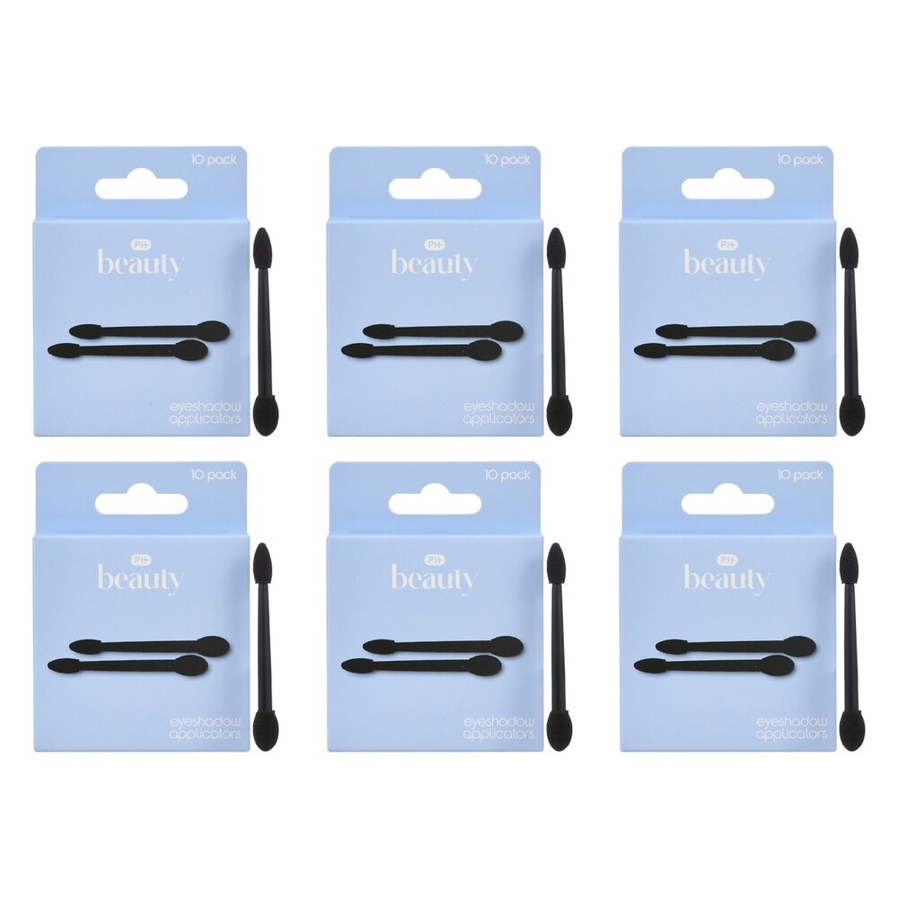 Pharmacy Health Foam Eyeshadow Applicators 10 Pack Bundle of 6