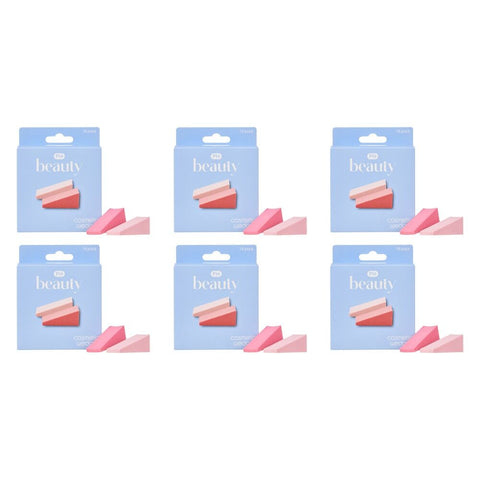 Pharmacy Health Cosmetic Sponge Wedges 16 Pack Bundle of 6