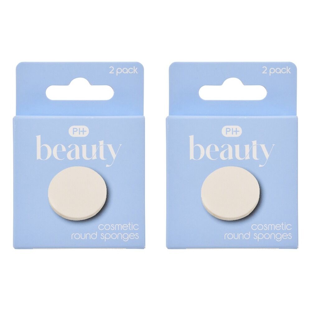Pharmacy Health Cosmetic Round Sponges 2 Pack Bundle of 2