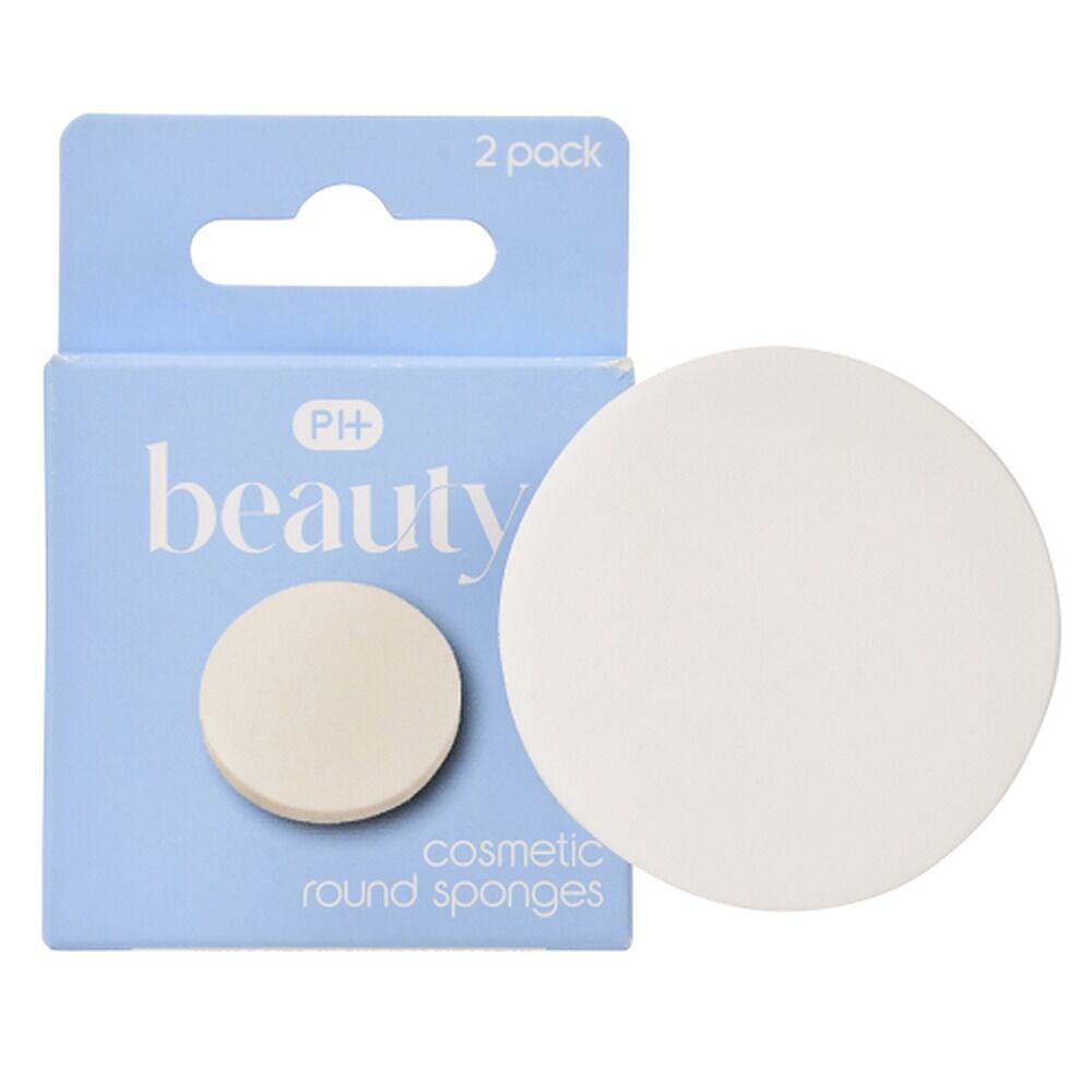 Pharmacy Health Cosmetic Round Sponges 2 Pack
