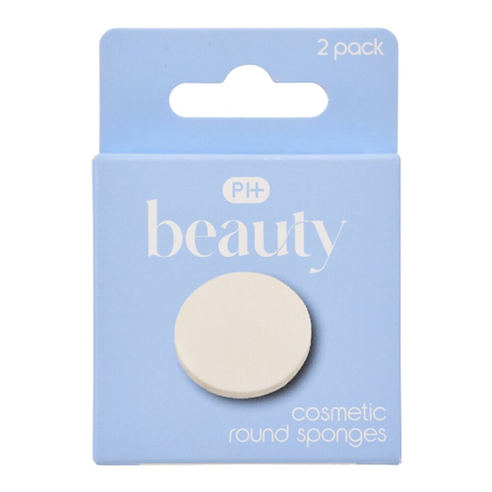 Pharmacy Health Cosmetic Round Sponges 2 Pack