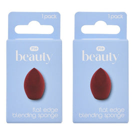 Pharmacy Health Cosmetic Blending Sponge Flat Edge Pack of 2