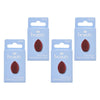 Pharmacy Health Cosmetic Blending Sponge Flat Edge Pack of 4