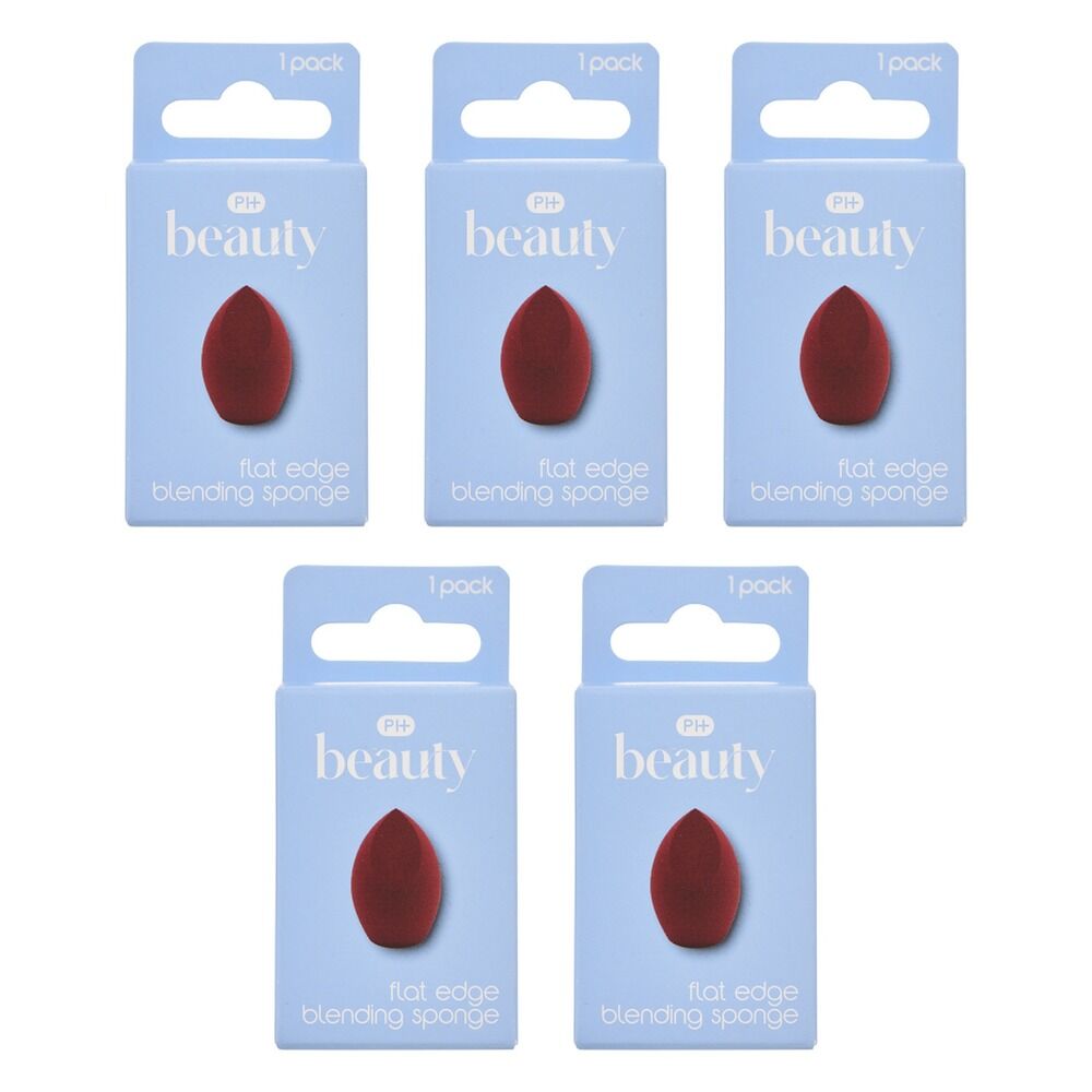 Pharmacy Health Cosmetic Blending Sponge Flat Edge Pack of 5