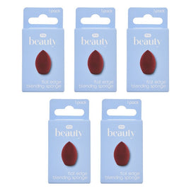 Pharmacy Health Cosmetic Blending Sponge Flat Edge Pack of 5