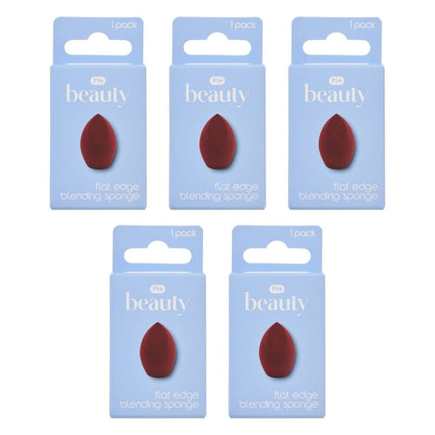 Pharmacy Health Cosmetic Blending Sponge Flat Edge Pack of 5