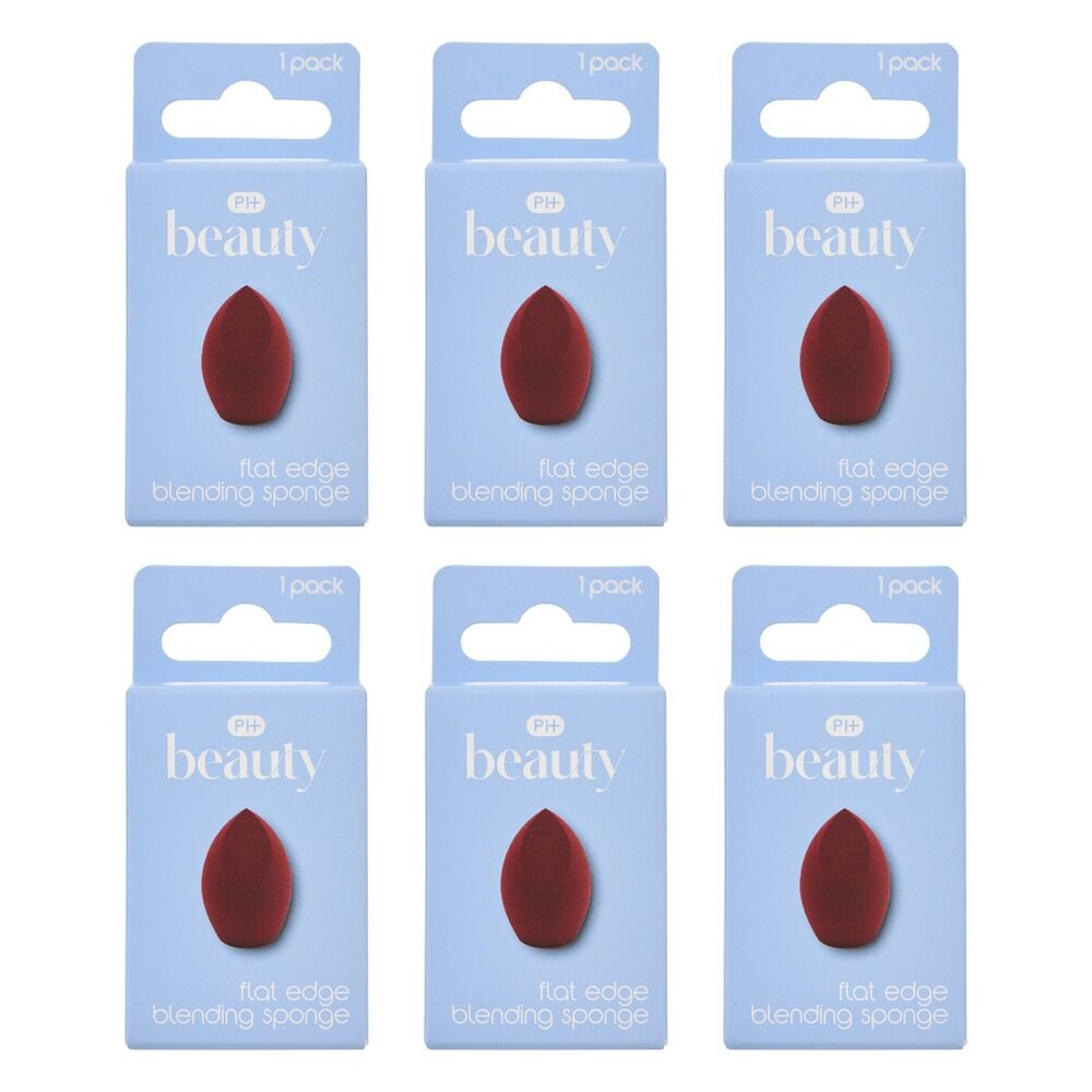 Pharmacy Health Cosmetic Blending Sponge Flat Edge Pack of 6