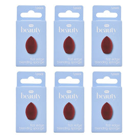 Pharmacy Health Cosmetic Blending Sponge Flat Edge Pack of 6