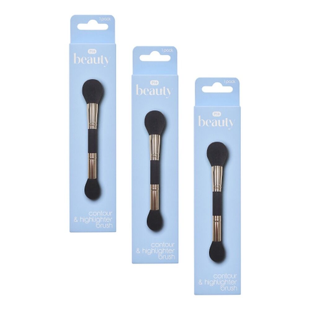 Pharmacy Health Contour & Highlight Brush Pack of 3