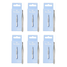 Pharmacy Health Slanted Tweezer Pack of 6