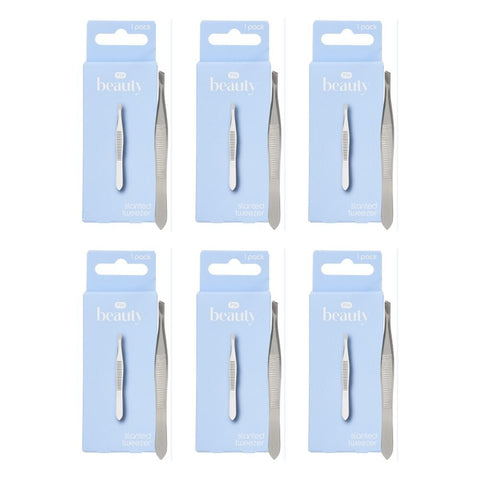 Pharmacy Health Slanted Tweezer Pack of 6