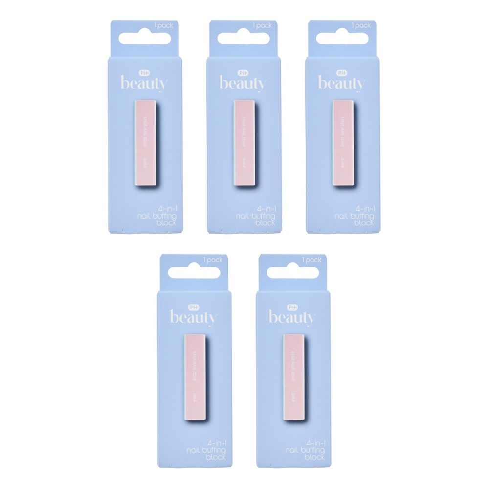 Pharmacy Health 4-In-1 Nail Buffing Block Pack of 5