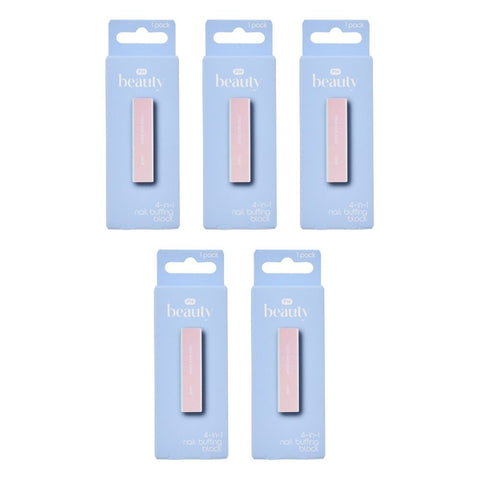Pharmacy Health 4-In-1 Nail Buffing Block Pack of 5