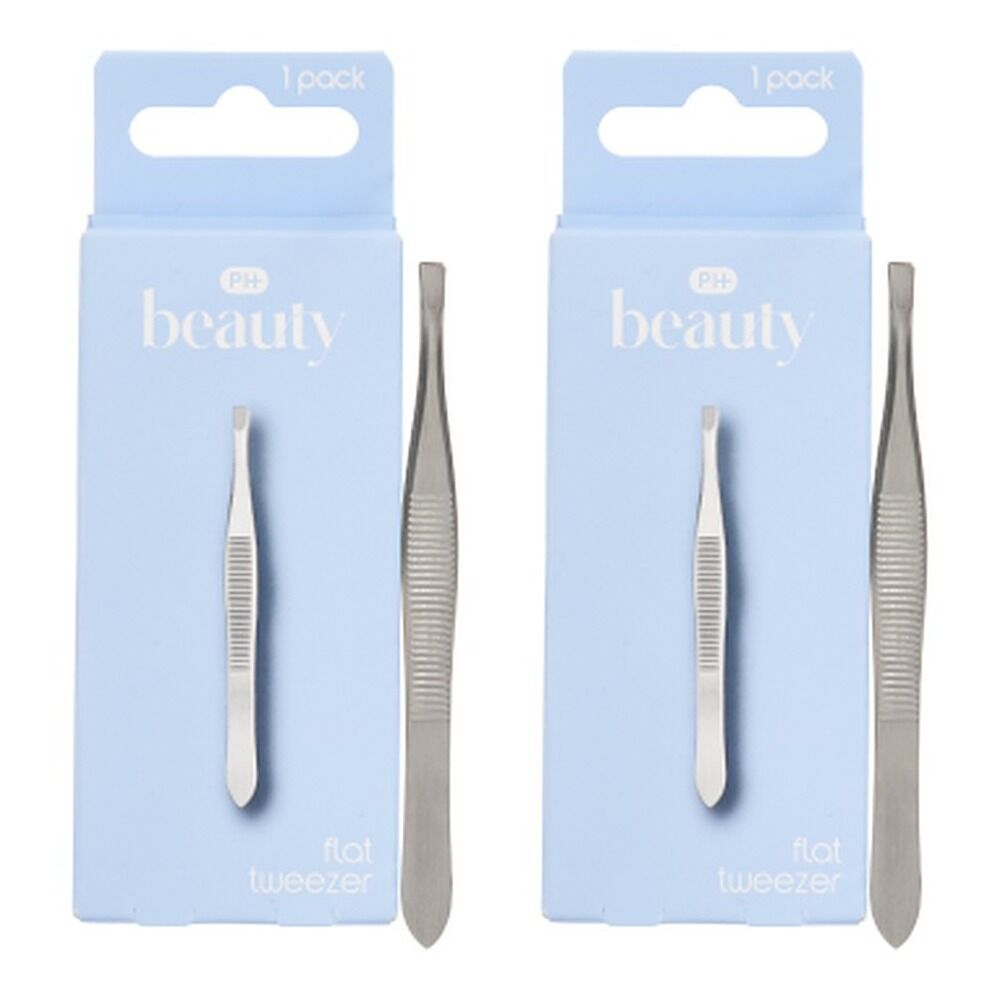 Pharmacy Health Flat Tweezer Pack of 2