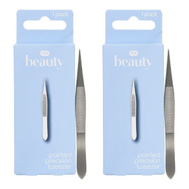 Pharmacy Health Pointed Precision Tweezer Pack of 2