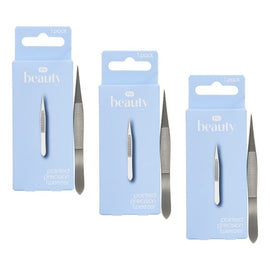 Pharmacy Health Pointed Precision Tweezer Pack of 3