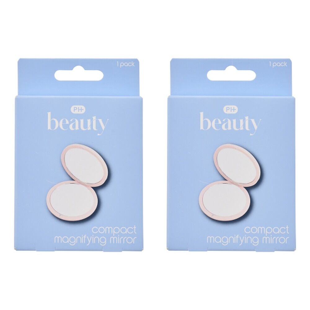 Pharmacy Health Compact Magnifying Mirror Pack of 2