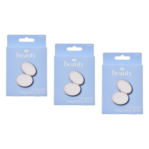 Pharmacy Health Compact Magnifying Mirror Pack of 3