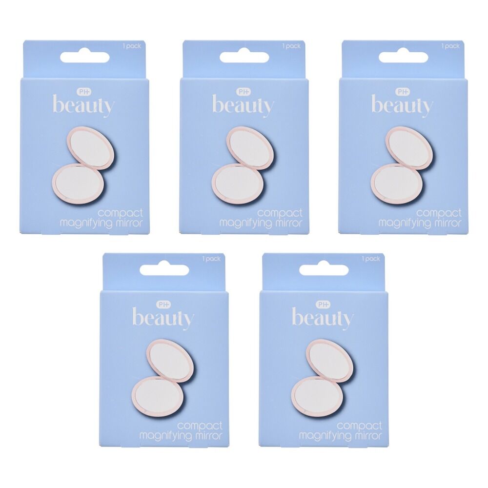 Pharmacy Health Compact Magnifying Mirror Pack of 5