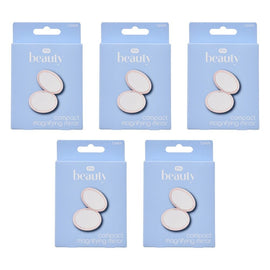 Pharmacy Health Compact Magnifying Mirror Pack of 5