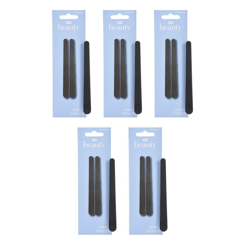 Pharmacy Health Emery Boards 10 Pack Bundle of 5
