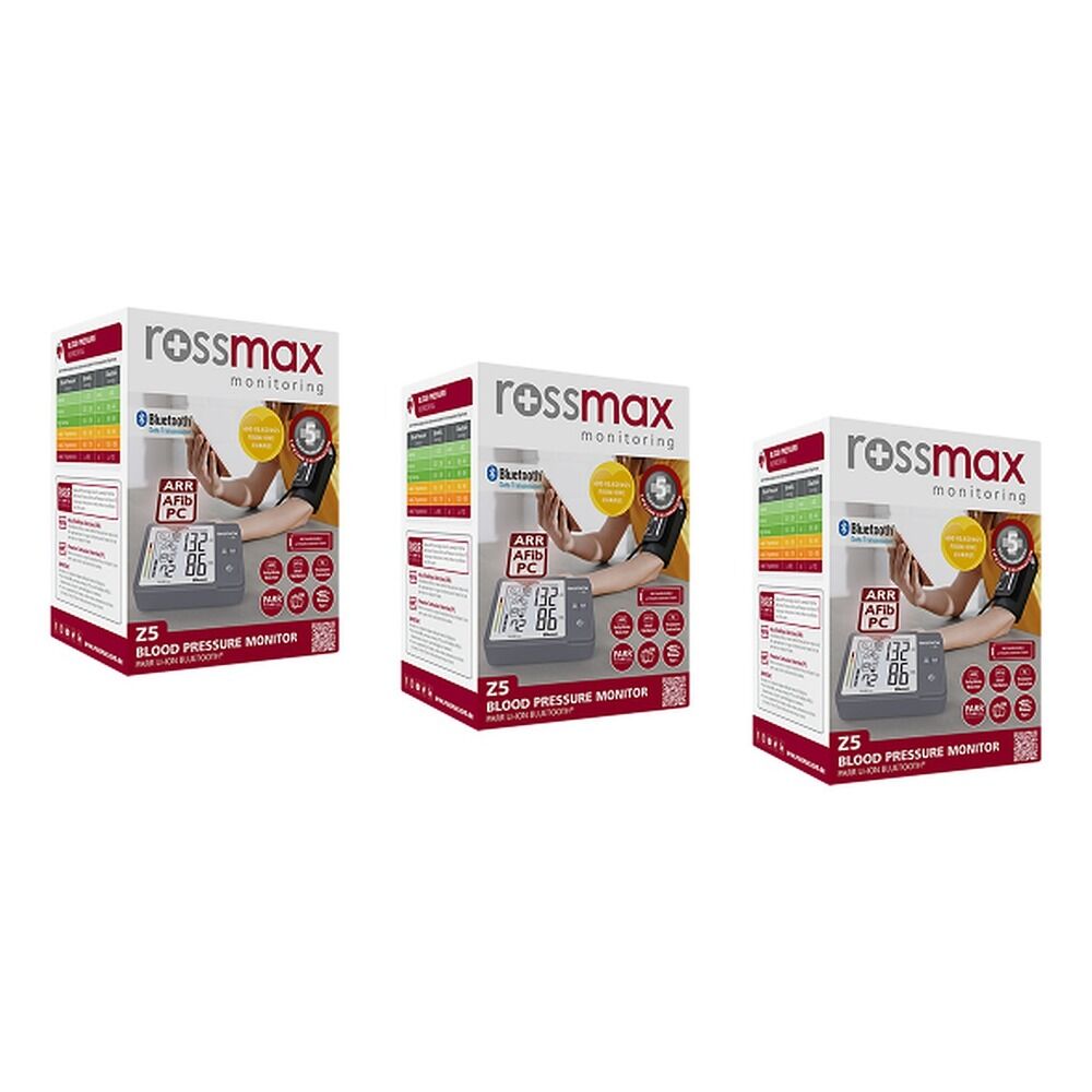Rossmax Automatic Blood Pressure Monitor PARR Pack of 3