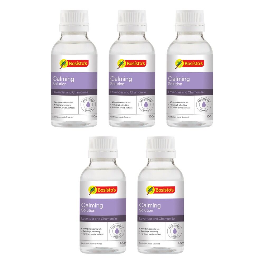 Bosisto's Calming Solution 100mL Pack of 5
