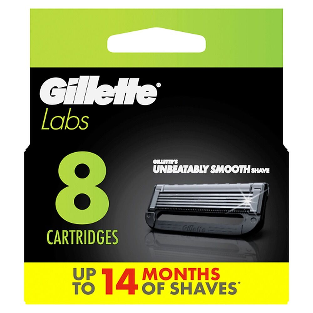 Gillette Labs Razor Blade Refills, 8 Pack
