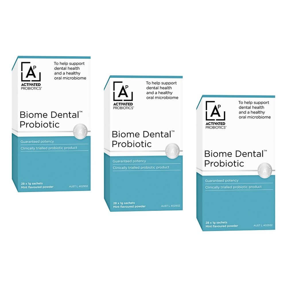 Activated Probiotics Biome Dental 28 Sachets Pack of 3