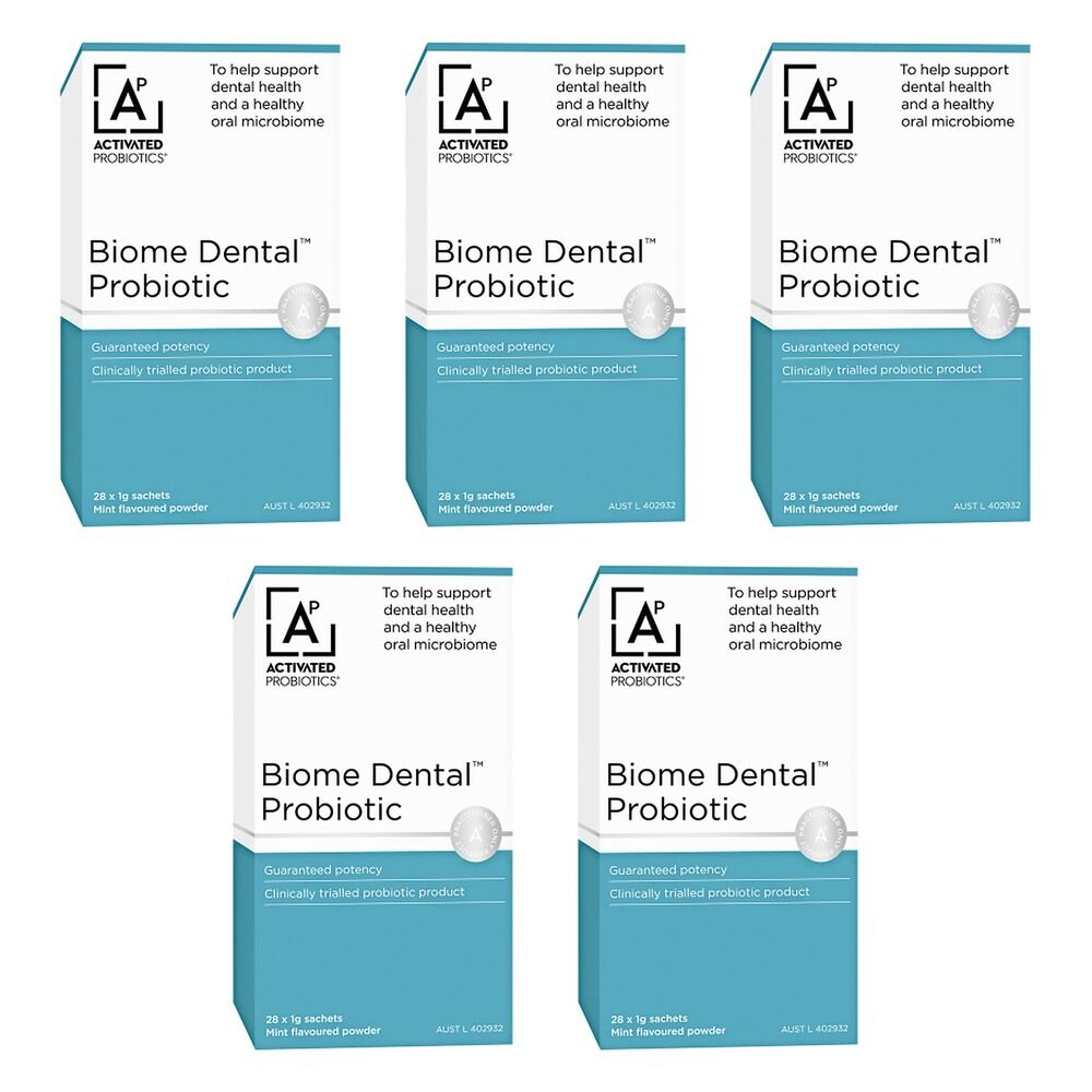 Activated Probiotics Biome Dental 28 Sachets Pack of 5
