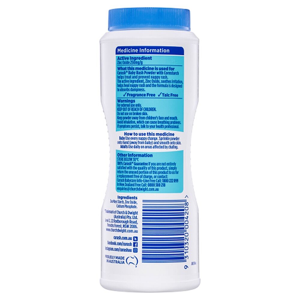 Curash Baby Rash Powder with Cornstarch 100g x 3