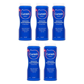 Curash Family Medicated Rash Powder 100g x 3 Bundle of 5