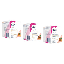 Veet Sugar Warm Wax Hair Removal Kit With Argan Oil 360g Pack of 3
