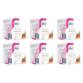 Veet Sugar Warm Wax Hair Removal Kit With Argan Oil 360g Pack of 6