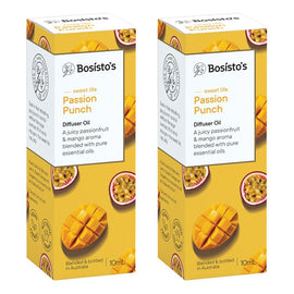 Bosisto's Passion Punch Diffuser Oil 10mL Pack of 2