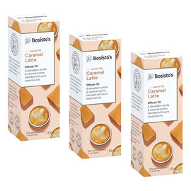 Bosisto's Caramel Latte Diffuser Oil 10mL Pack of 3